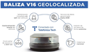 BALIZA DE EMERGENCIA V16  - ALTA VISIBILIDAD - GEOLOCALIZADA (Obligatoria desde 2026)- Conectada con la DGT Homologada 