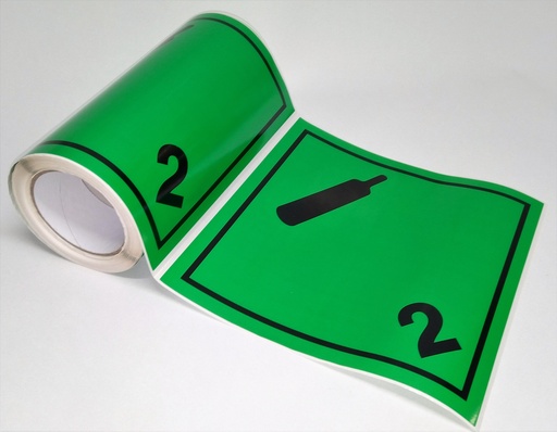 [PL004] CLASE 2.2 GASES NO INFLAMABLES 250x250mm R50