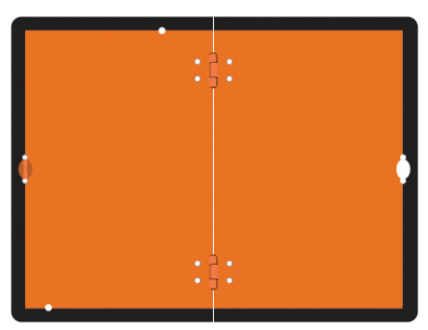 [PANEL ADR VERTICAL] Panel Naranja Plegable ADR  400x300 mm - Vertical