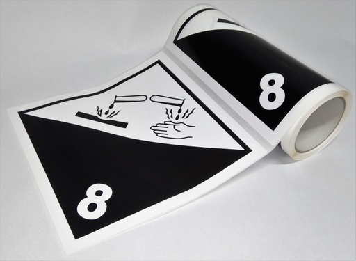 CLASE 8 CORROSIVOS 300x300 mm - BOBINA  